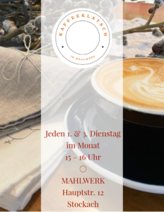 Komm zum Kaffeeklatsch